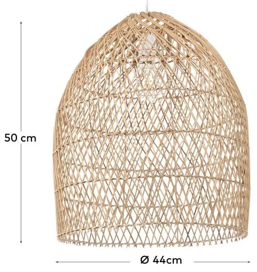 Rattanowy abażur ø 44 cm Domitila – Kave Home