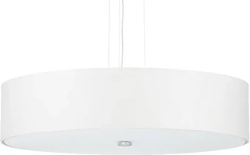 Biały minimalistyczny okrągły żyrandol - EX699 W0-T84