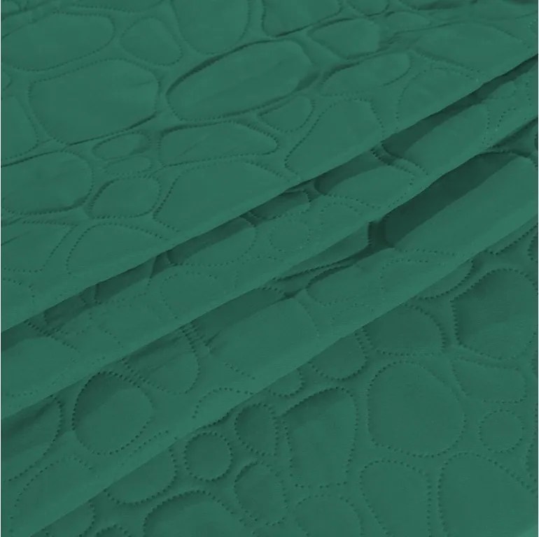 Zielona narzuta na łóżko STONE Rozmiar: 200 x 220 cm