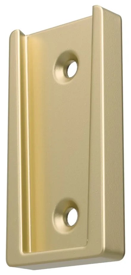 Stalowy regulowany karnisz w kolorze matowego złota 107 - 305 cm Flute – Umbra