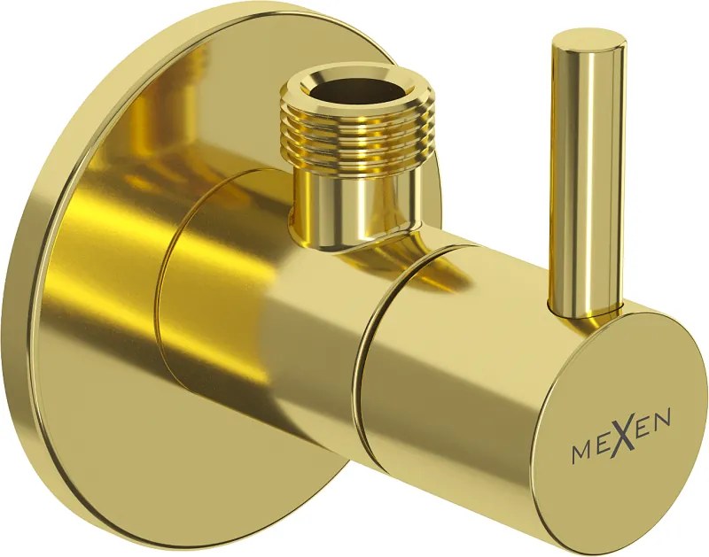 Mexen R2 zawór kątowy do baterii 1/2"x3/8", złoty - 79972-50