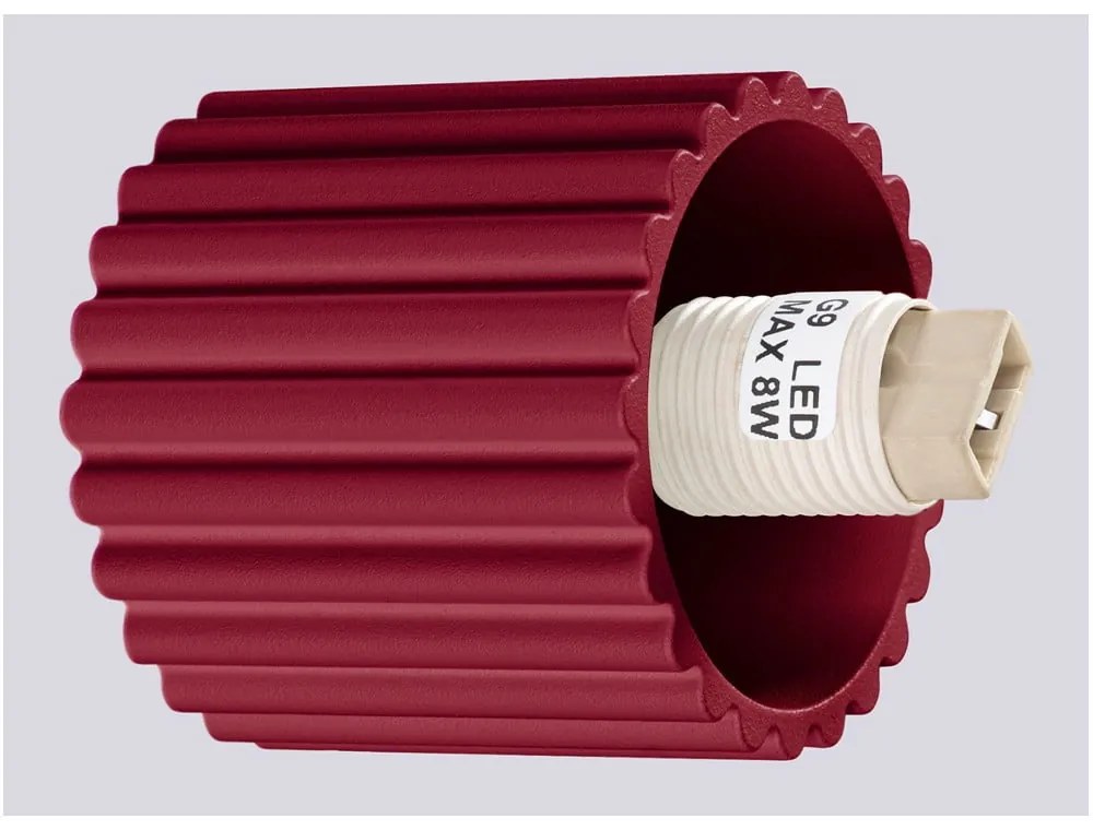 Bordowy kinkiet Orbital – Sollux