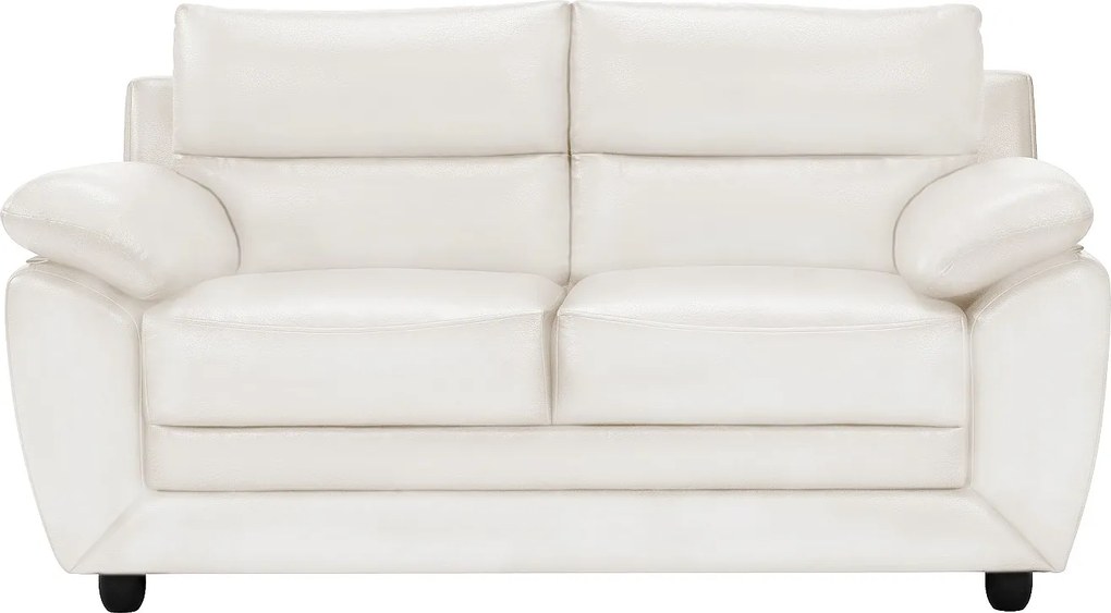 Kanapa 2-osobowa MANOA z ekoskóry– Biały