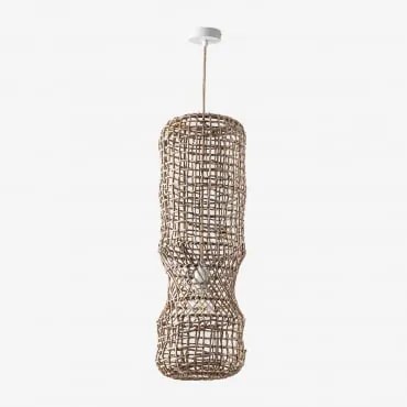Lampa Sufitowa Zewnętrzna Aleida Naturalny - Biała & ↑75 Cm Aleida - Sklum