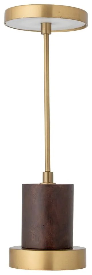 Lampa stołowa LED w kolorze złota ze ściemniaczem i metalowym kloszem (wysokość 30 cm) Chico – Bloomingville