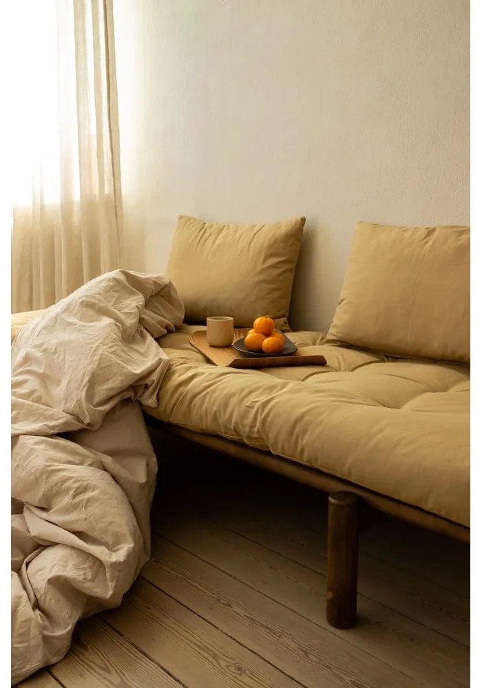 Żółta sofa 200 cm Pace – Karup Design