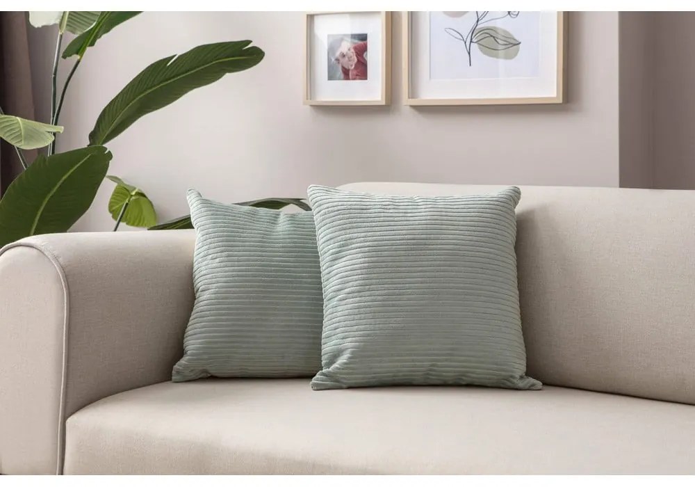 Sztruksowe poszewki na poduszki zestaw 2 szt. 43x43 cm – Mioli Decor