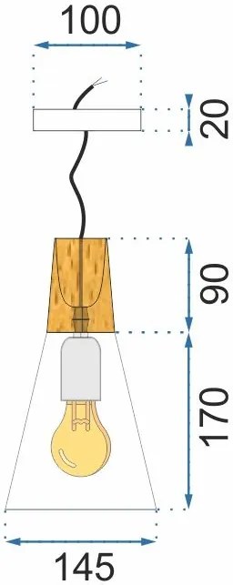 Lampa sufitowa SCANDI B APP058-1CP Biała
