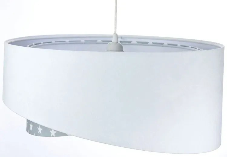 Biało-szara lampa wisząca w gwiazdki - 6X EX1000 D3-S94
