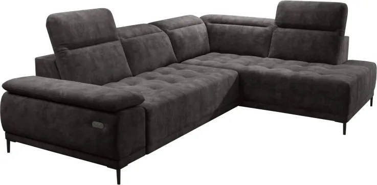 Narożnik FOCUS L z elektryczną regulacją w tkaninie SALVADOR 04 WERSAL