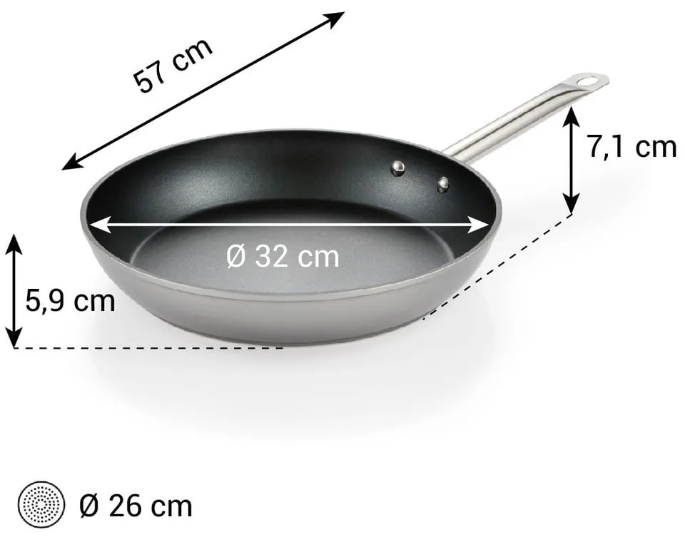 Patelnia aluminiowa z powłoką nieprzywierającą ø 32 cm GrandChef+ – Tescoma