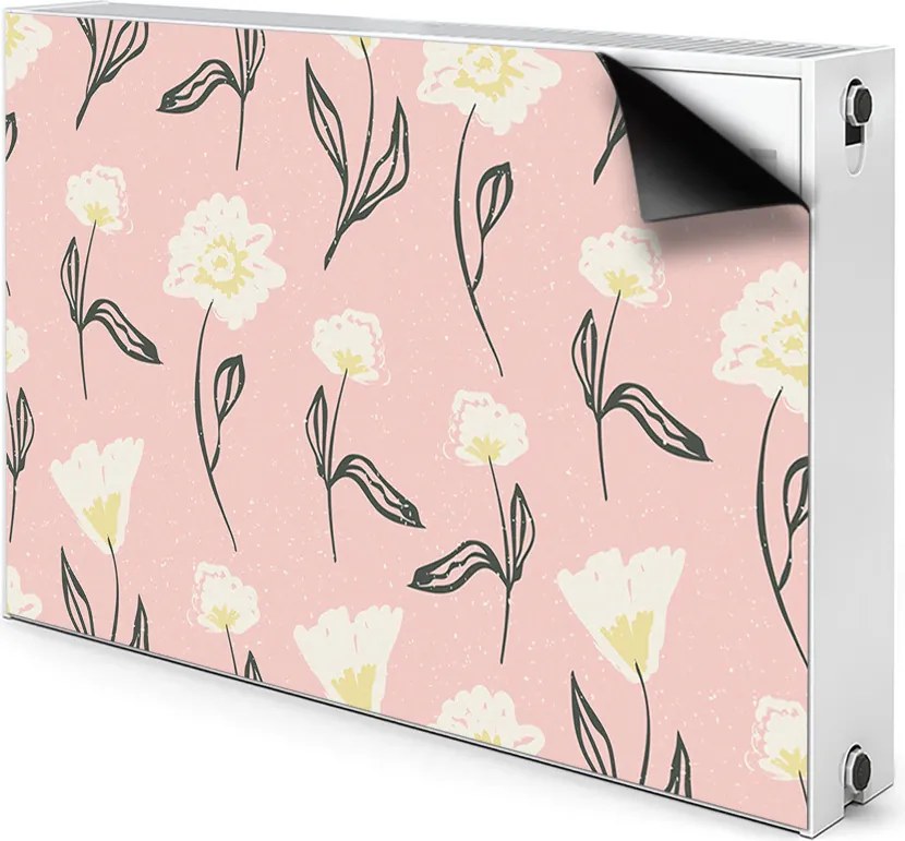 Maskownica na kaloryfer Delikatne kwiaty