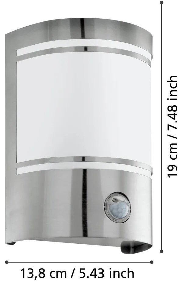 Zewnętrzna lampa ścienna (wysokość 19 cm) CERNO – EGLO