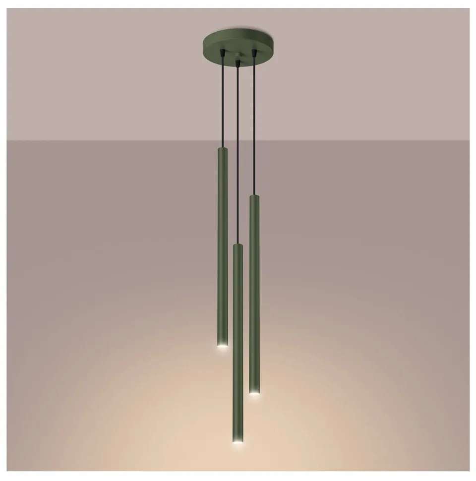 Zielona lampa wisząca Fideus – Nice Lamps