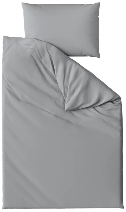 PrzytulneMieszkanie.pl PrzytulneMieszkanie.pl Pościel bawełniana Lux szara, zakładka