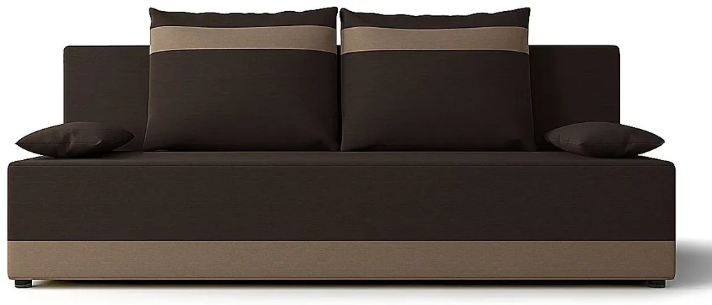 Brązowa nowoczesna sofa rozkładana F9-T86