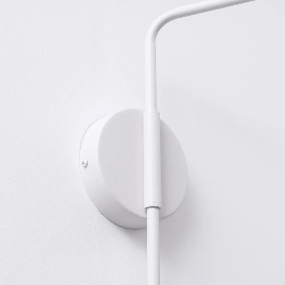 Biały kinkiet do kontaktu Zylo – Nice Lamps