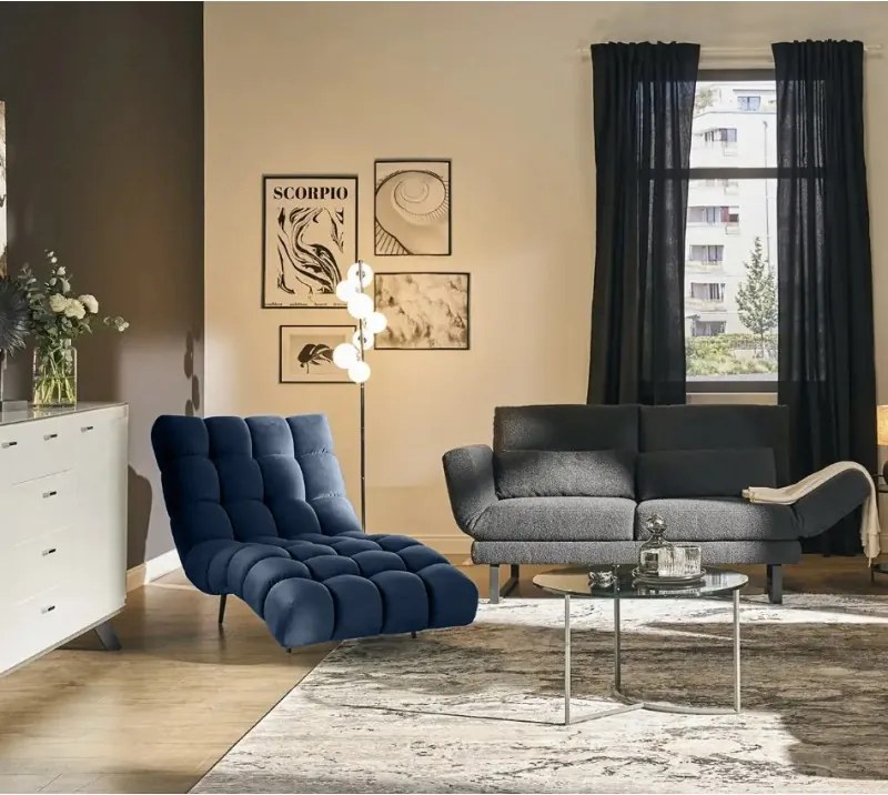 Fotel Szezlong 80 DELFI 1 osobowy w tkanininie RIVIERA 81 WERSAL