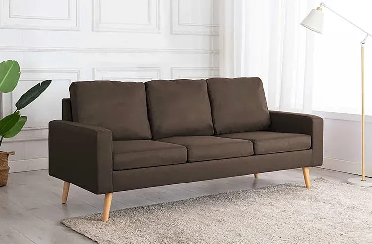 3-osobowa brązowa sofa - Eroa 3Q