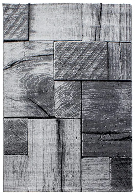 Dywan nowoczesny Parma Deski szary 200 cm x 290 cm