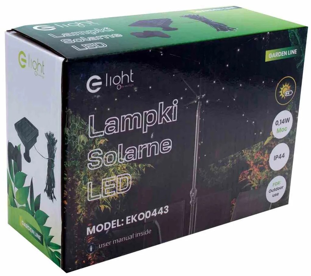 Lampa Solarna Pod Parasol Ogrodowy