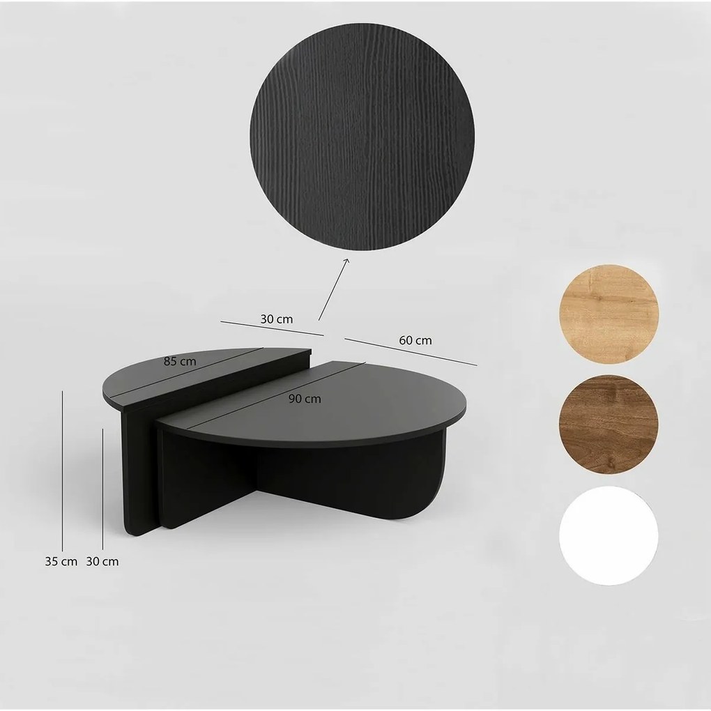Stolik konferencyjny Podium Black