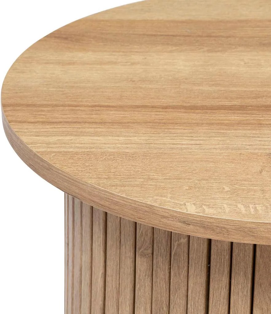 Okrągły stolik kawowy szpula COLVA, Ø 50 cm