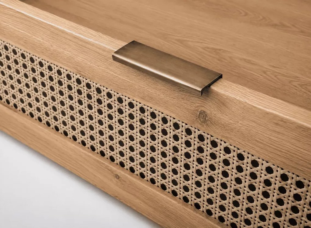 Łóżko tapicerowane Calviro z wysokim wezgłowiem i szufladami – nowoczesny design, komfort i elegancja do Twojej sypialni