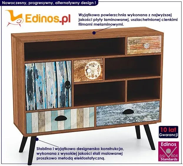 Alternatywna komoda na nóżkach B0-P68
