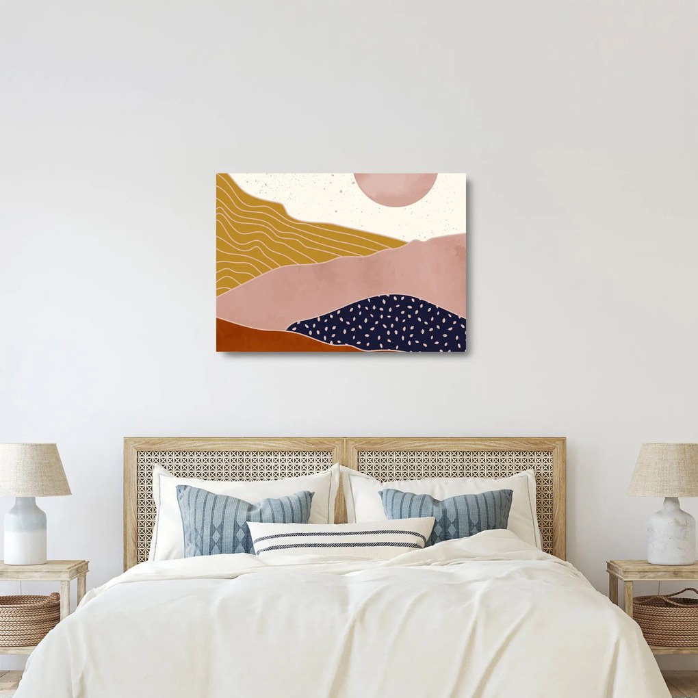 Obraz na szkle - Spacefrog design mountain N⁰3 (70x50 cm)