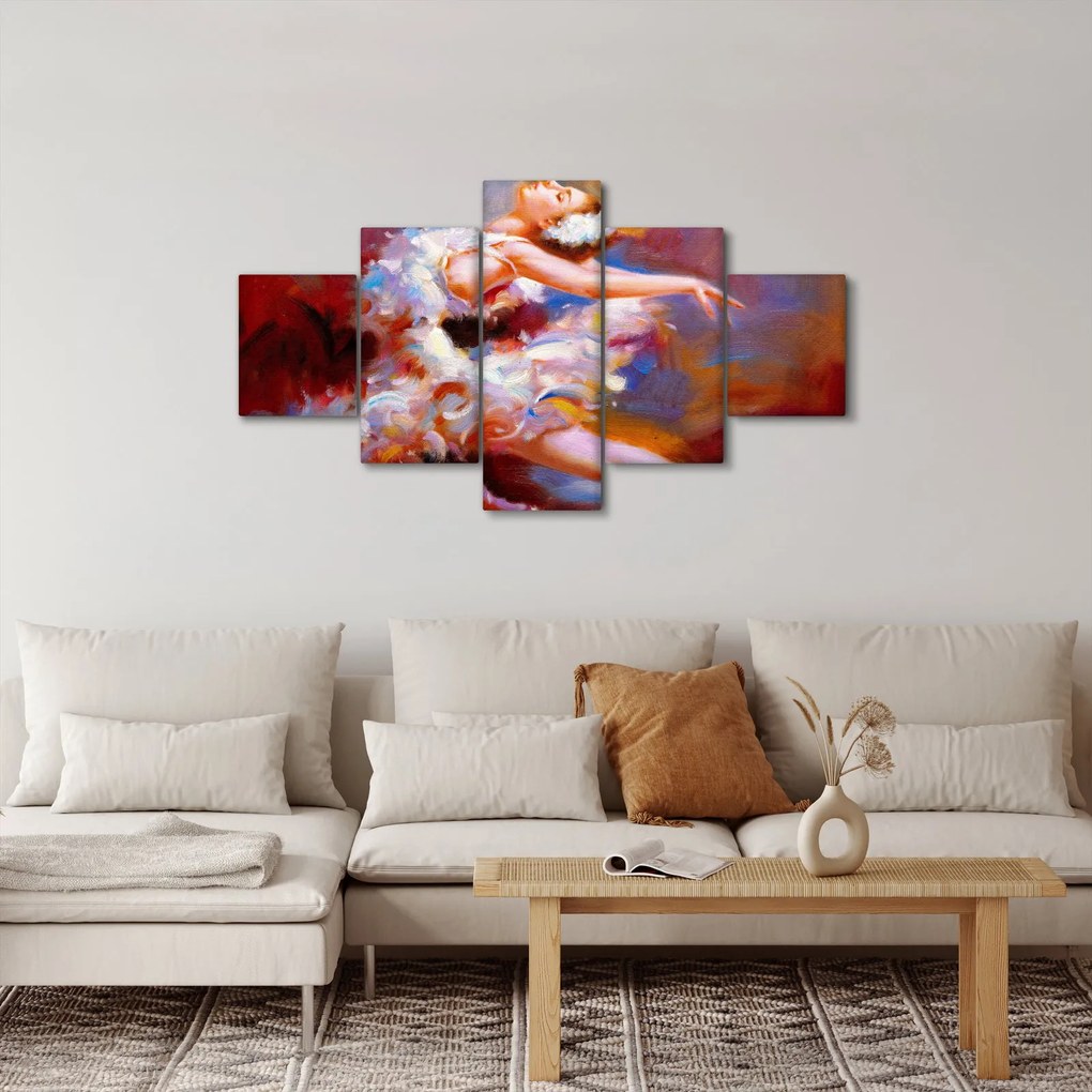 Obraz - Baletnica, malarstwo (125x70 cm)