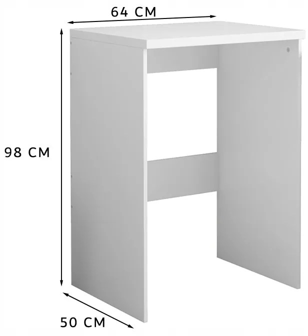 Szafka łazienkowa nad pralką – korpus biały do urządzeń AGD, 64 cm