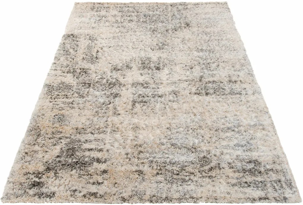 Prostokątny jasnoszary dywan w nowoczesnym stylu L6-T06