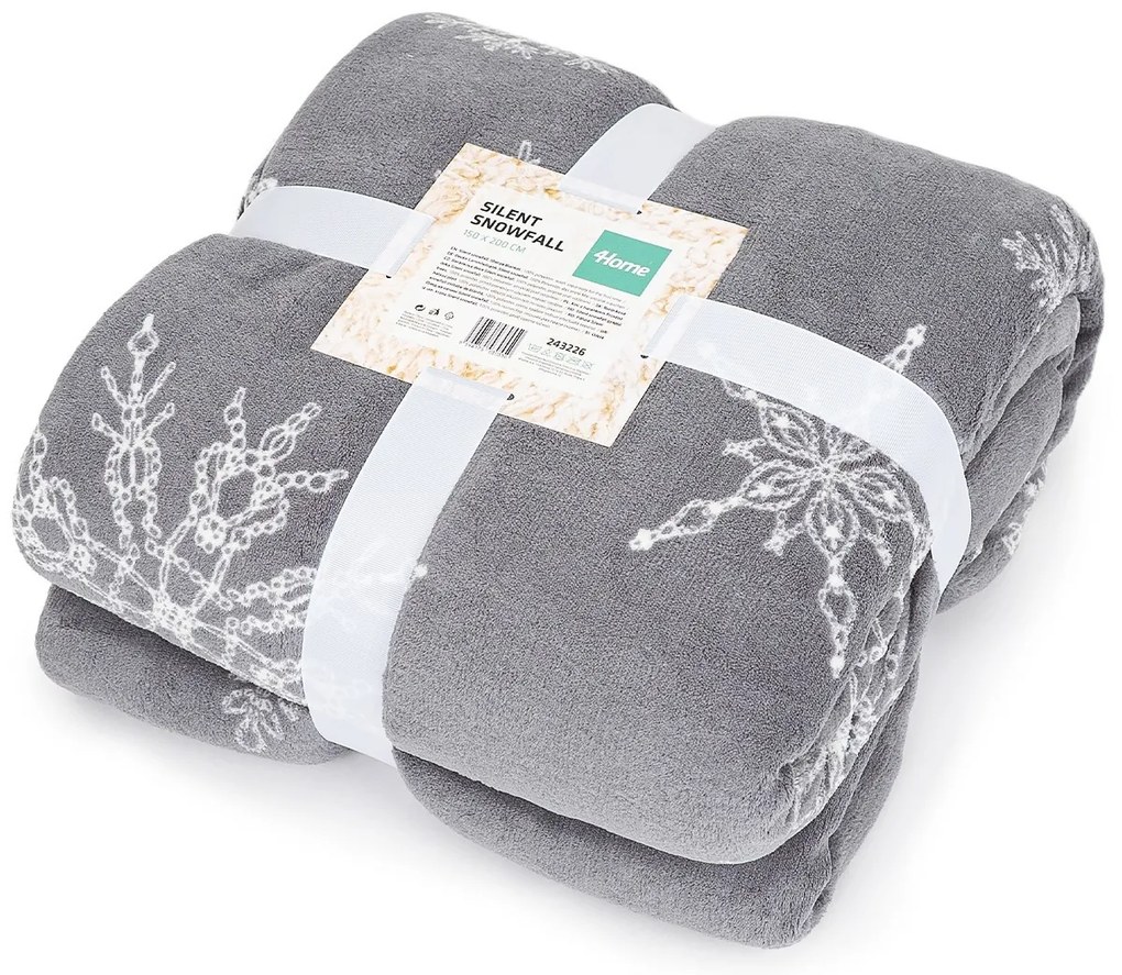 4Home Koc z barankiem Silent Snowfall, 150 x 200 cm