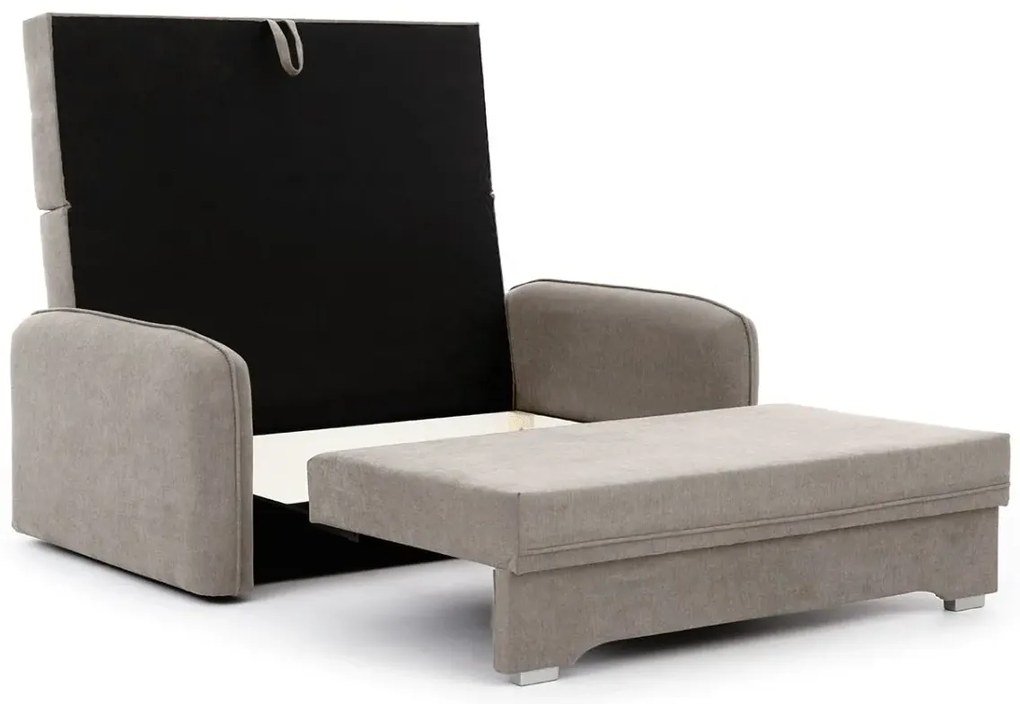 Sofa rozkładana z funkcją spania LAINE beżowa ELTAP