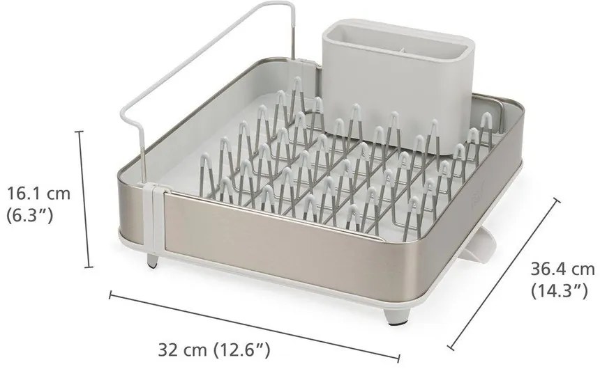 Metalowy ociekacz w kolorze srebra Extend – Joseph Joseph