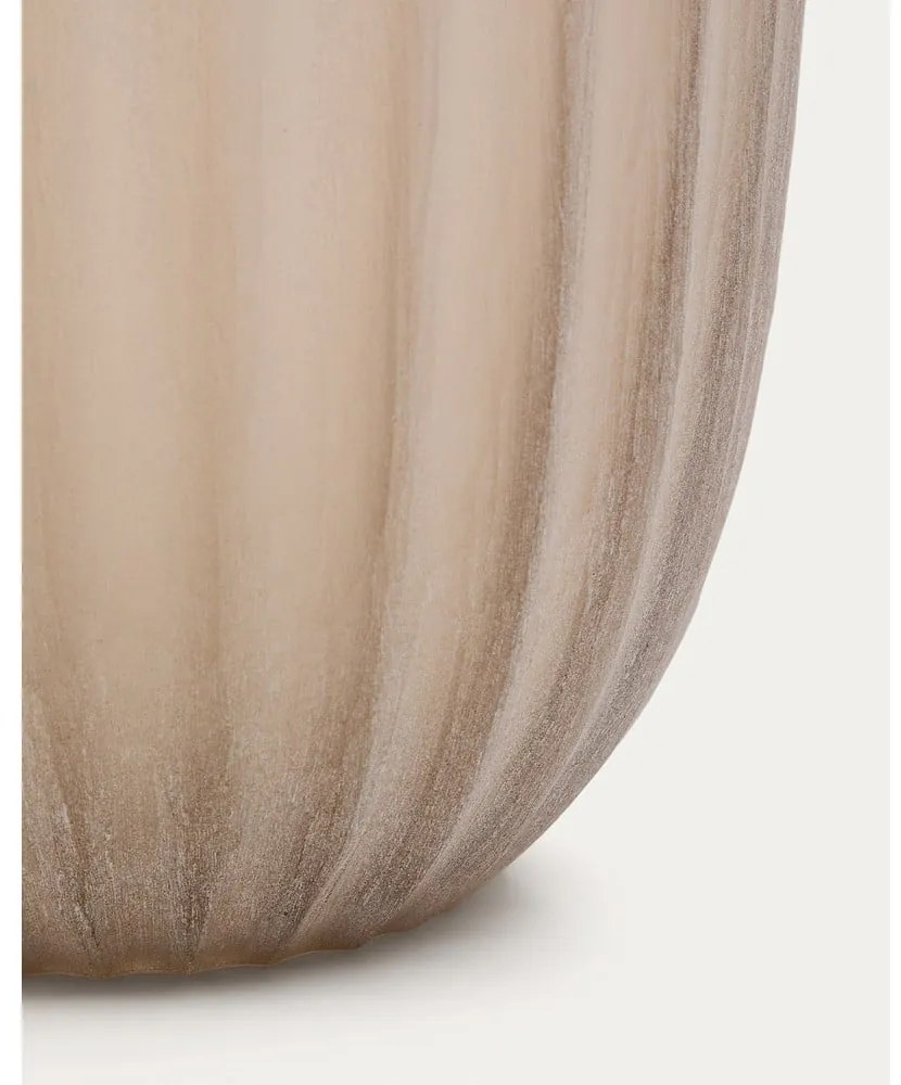 Beżowy szklany wazon (wysokość 27 cm) Lumia – Kave Home