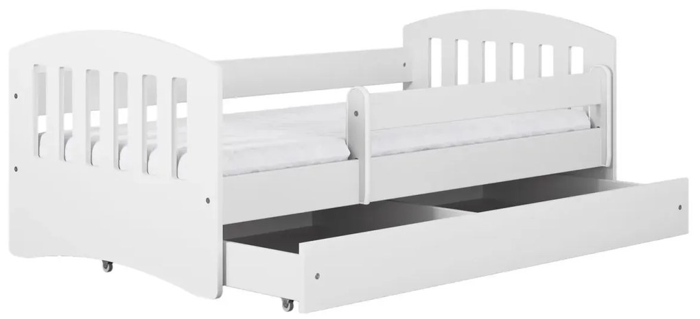 Łóżko dziecięce CLASSIC 1 160x80 białe KOCOT KIDS