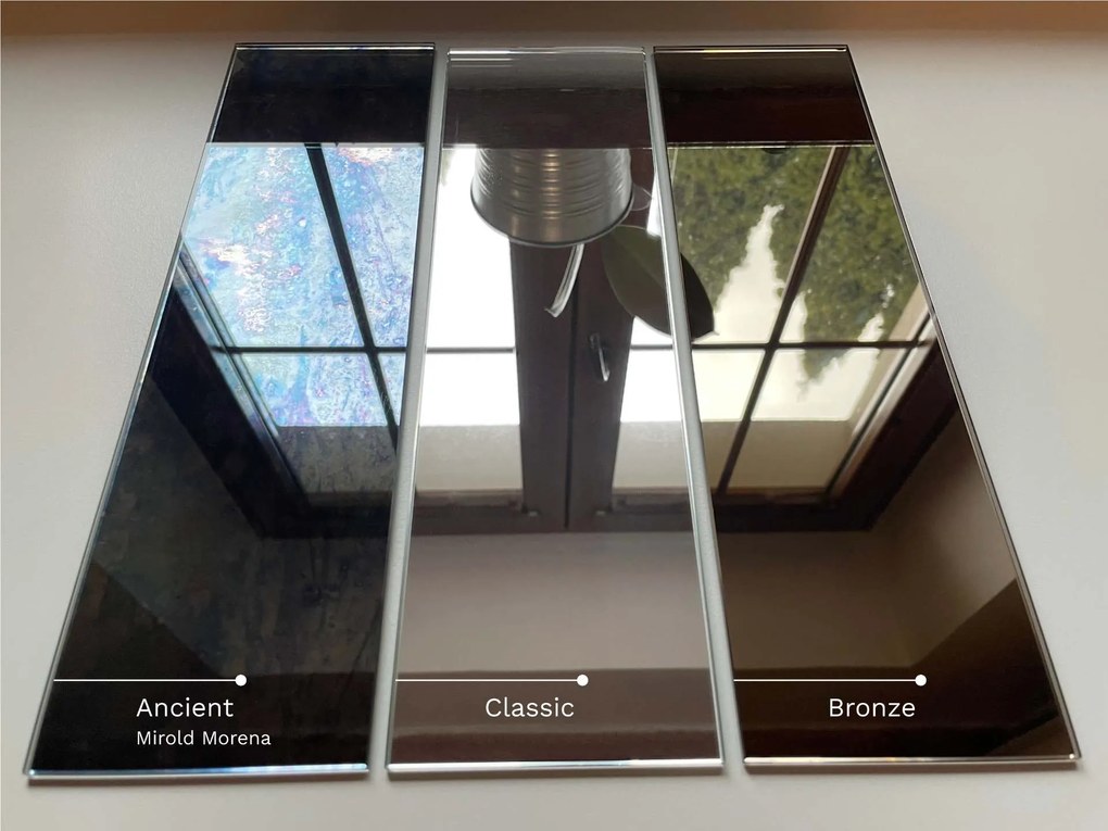 Lustro brązowe Base B29 140×69