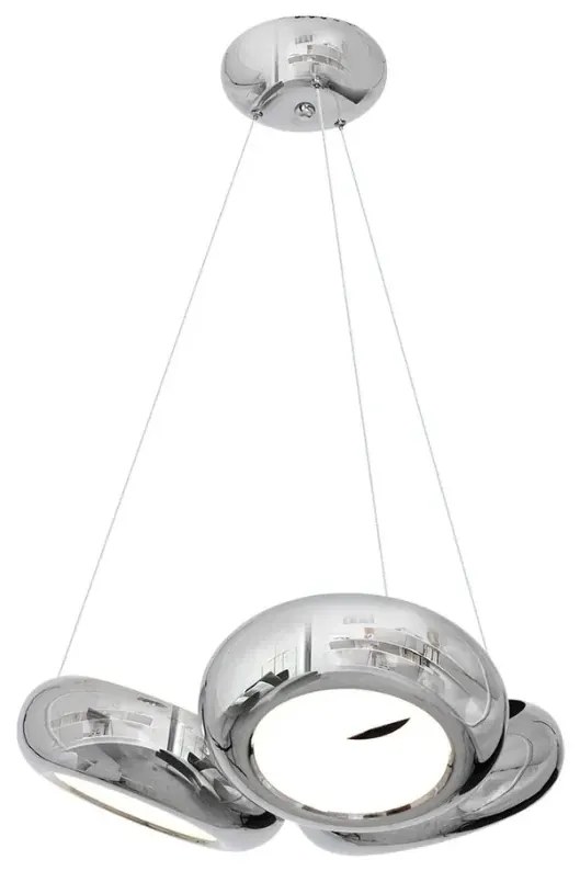 Potrójna chromowana lampa wisząca - K350 C9-P94