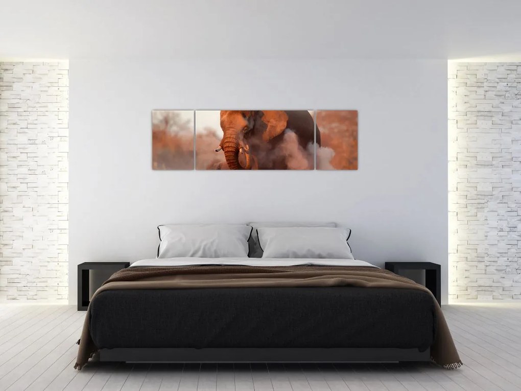 Obraz - Wielki słoń afrykański (170x50 cm)