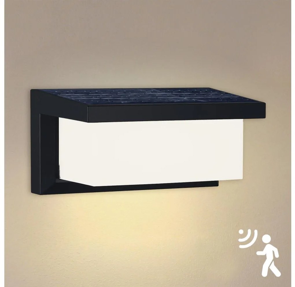 Brilagi - LED solarny kinkiet z czujnikiem BRICKY LED/5W/6V IP65