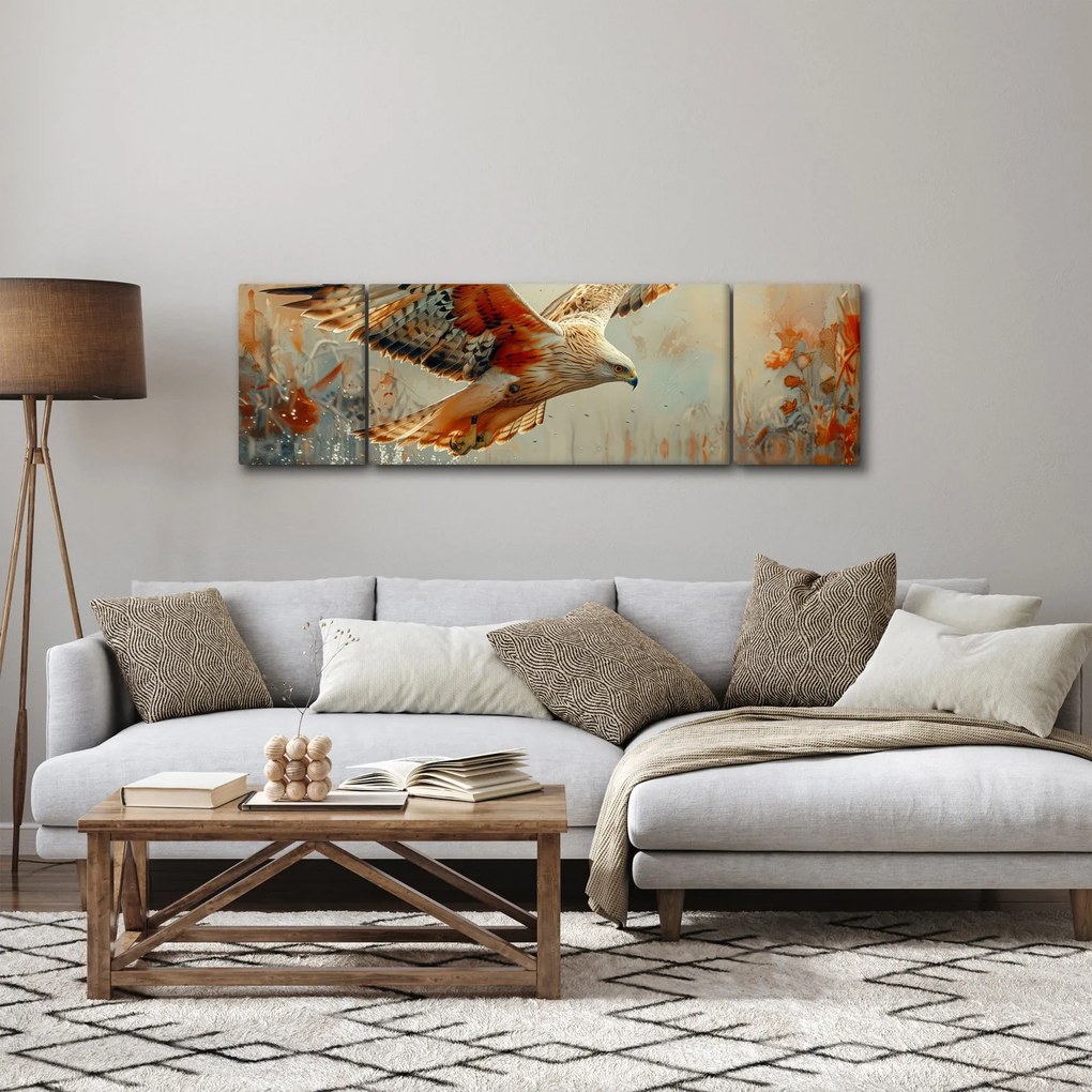 Obraz - Ptak drapieżny (170x50 cm)