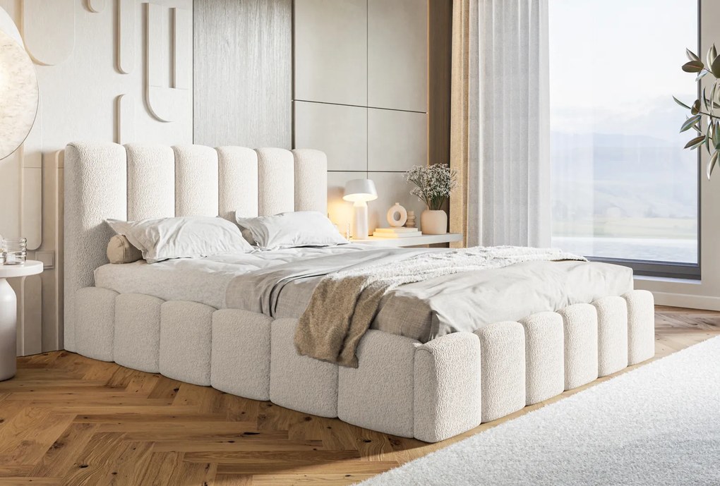 Łóżko Slim 11 z pojemnikiem i stelażem 180x200 cm, kolor Catch Me 01