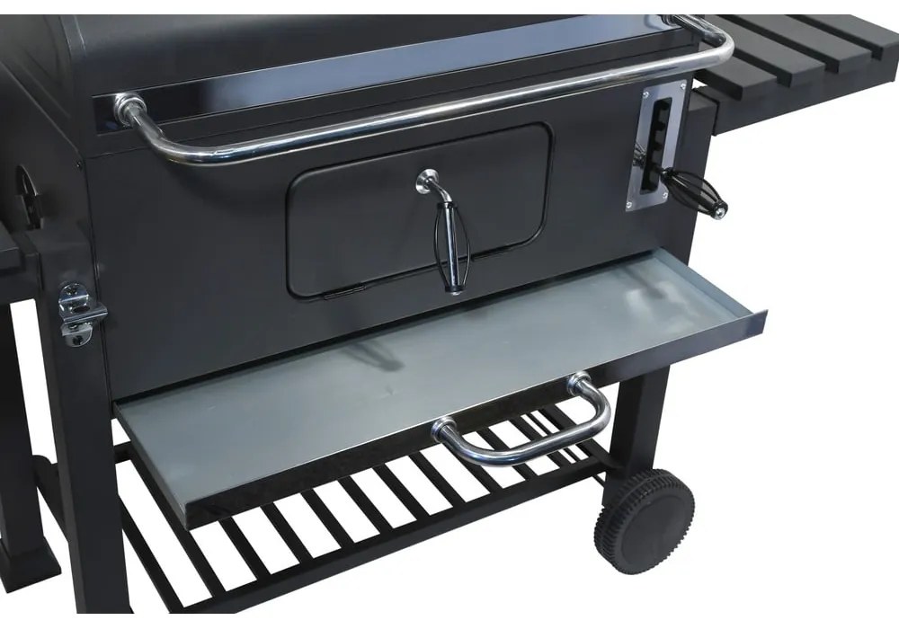 Czarny grill na węgiel drzewny Cattara Royal Grande XXL