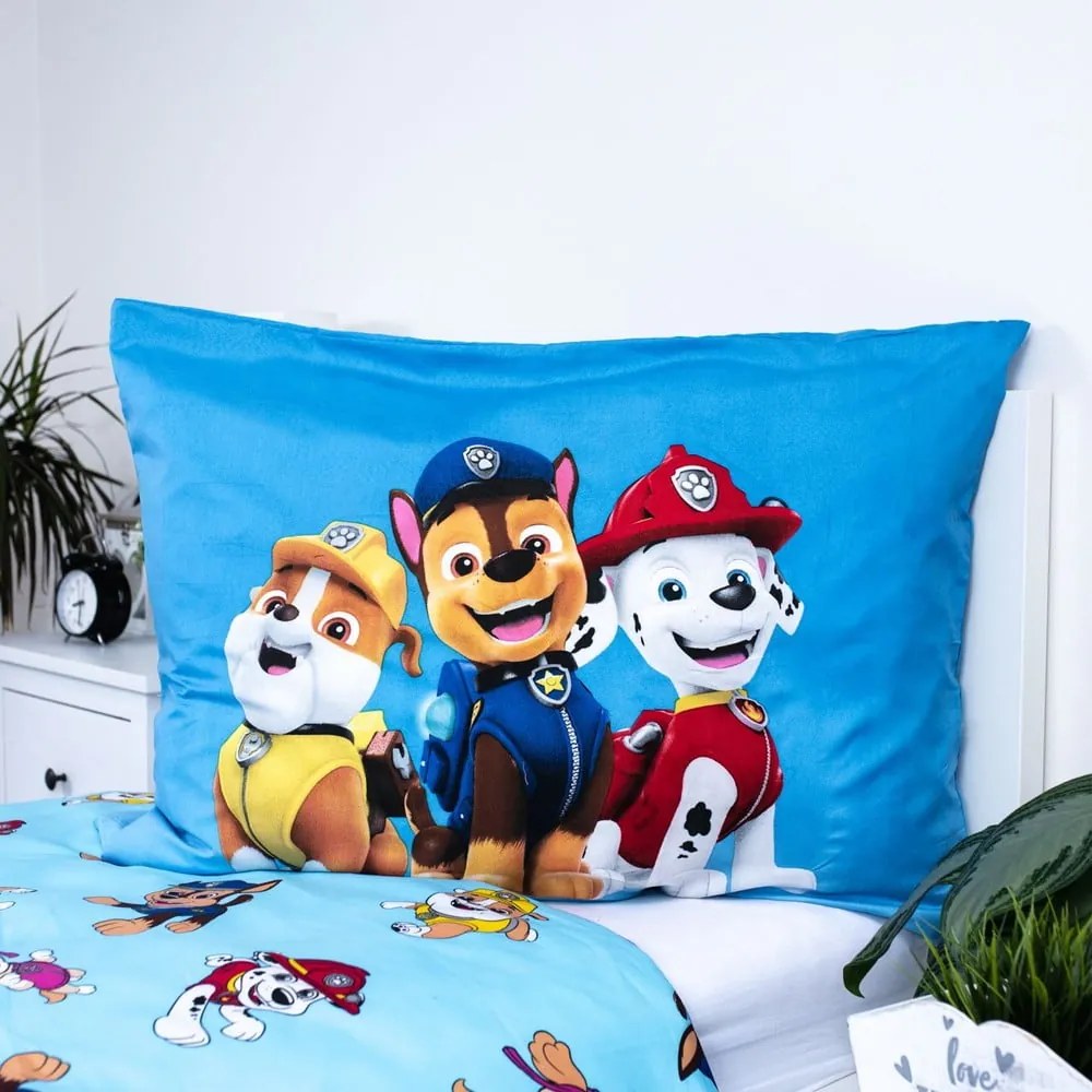 Dziecięca pościel jednoosobowa z mirowłókna 140x200 cm Paw Patrol – Jerry Fabrics