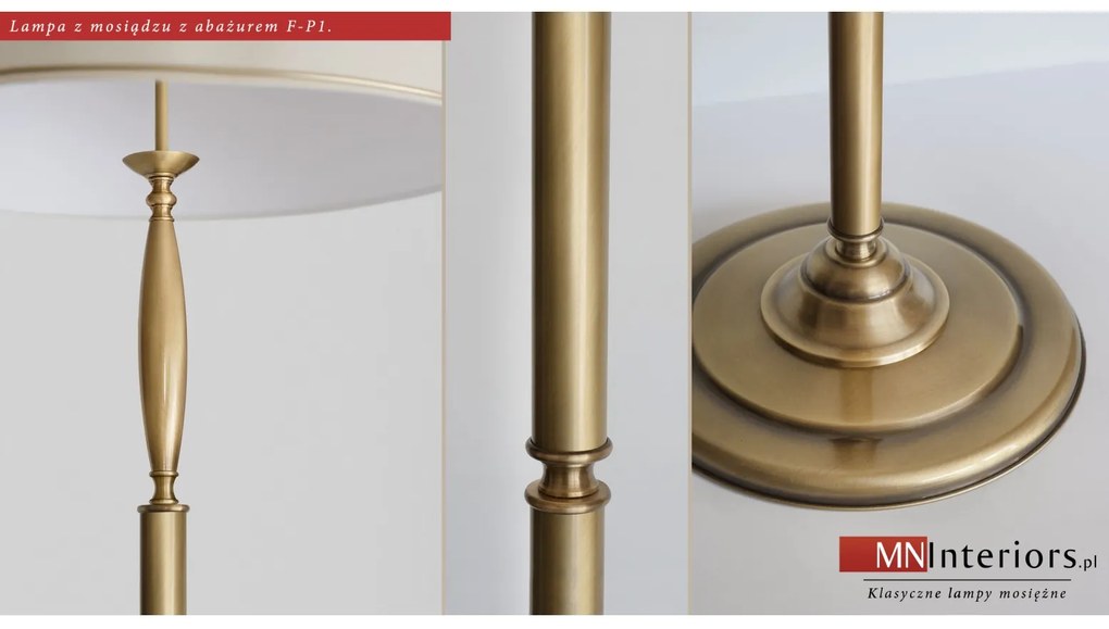 Elegancka klasyczna lampa podłogowa F-P1