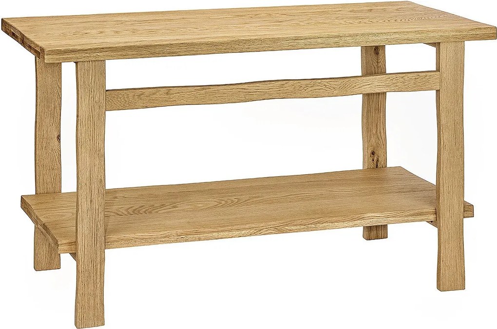 Szafka pod umywalkę OFICIO dł. 140 x wys. 78 x gł. 50 cm z litego drewna dębowego postarzanego