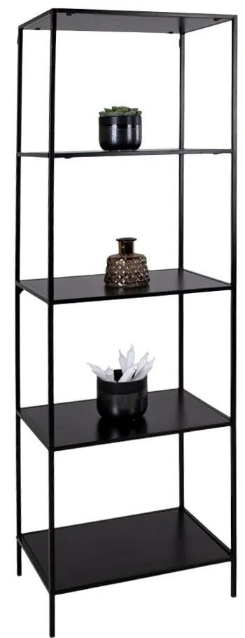 Czarny regał House Nordic Vita Shelf, 51x170 cm