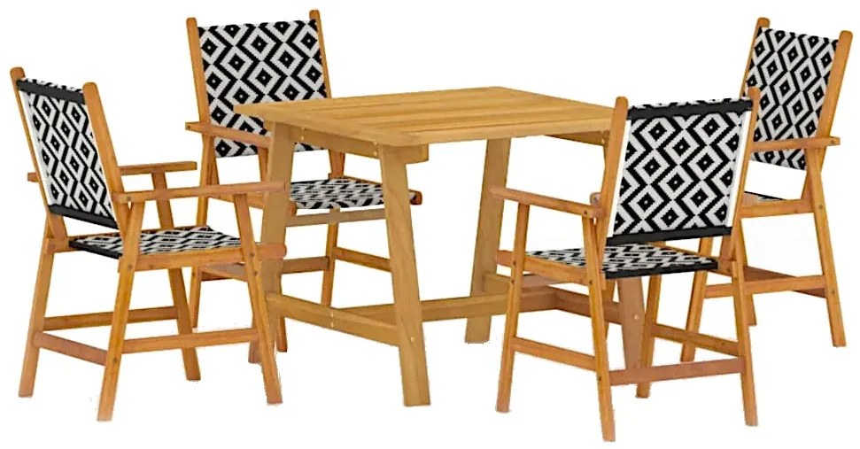 Zestaw mebli ogrodowych z drewna akacjowego S7-C33